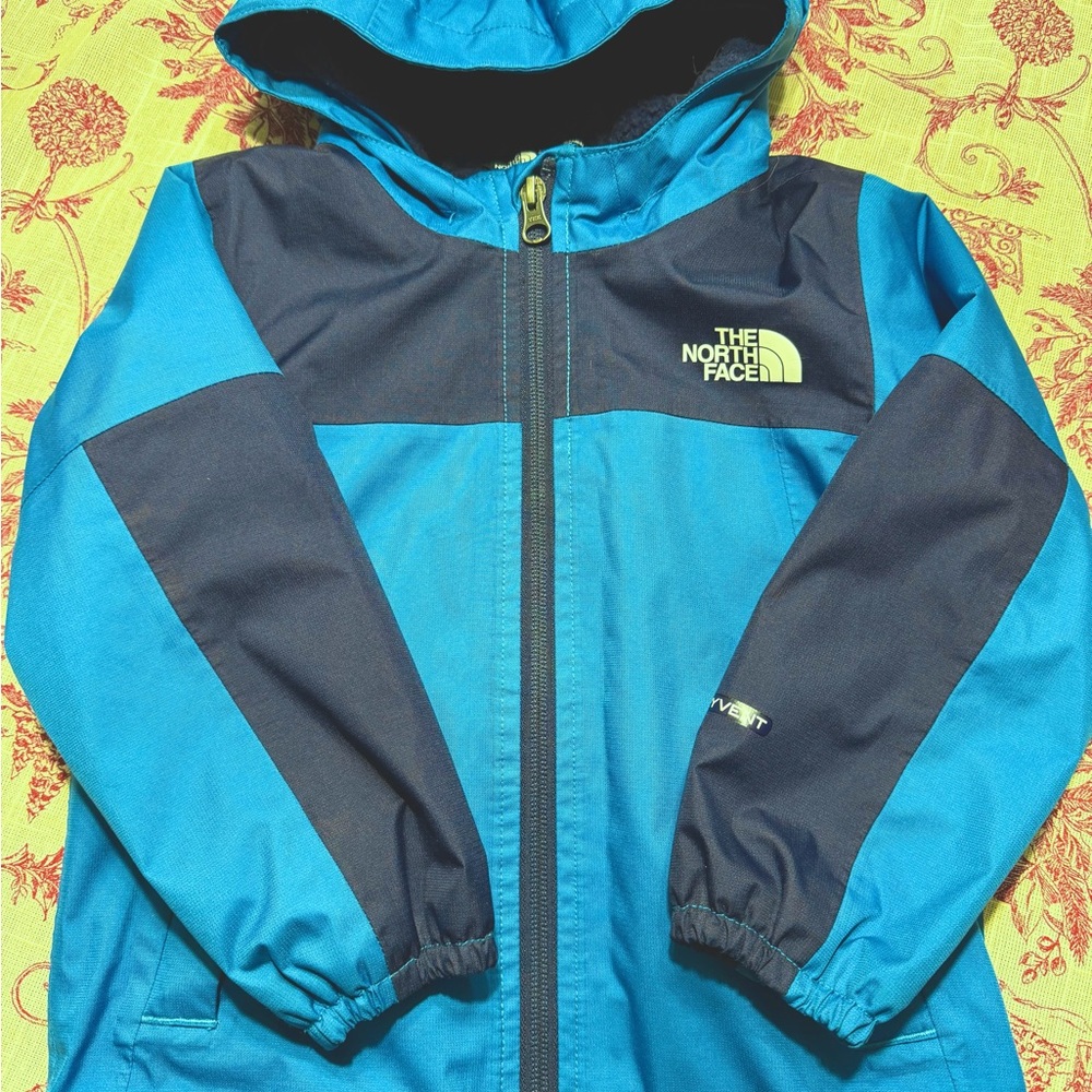 The North Face Blue and Navy Hooded Jacket